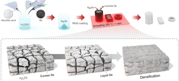 Cənubi Koreya alimləri gümüş selenid əsaslı yüksək səmərəli termoelektrik material hazırlayıblar