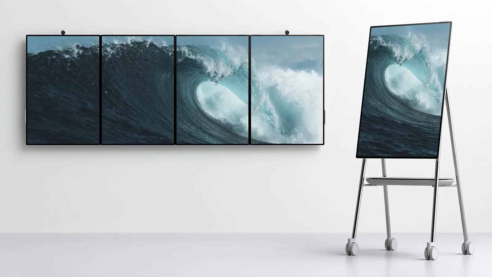 "Microsoft" nəhəng "Surface Hub" sensor ekranlarından birdəfəlik imtina edir