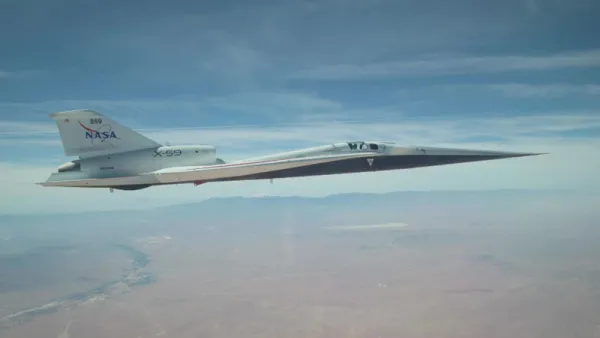 "NASA"-nın səssiz səsdən sürətli "X-59" təyyarəsi ilk dəfə şassisi yığılmış vəziyyətdə sınaqdan k...
