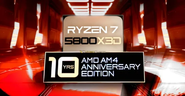 "AMD" "AM4" platformasının 10 illiyi şərəfinə "Ryzen 7 5800X3D" prosessorunu yenidən satışa çıxarır