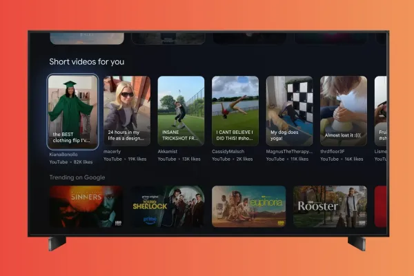 "Google TV" ana səhifəsinə "YouTube Shorts" və yeni süni intellekt funksiyaları gəlir