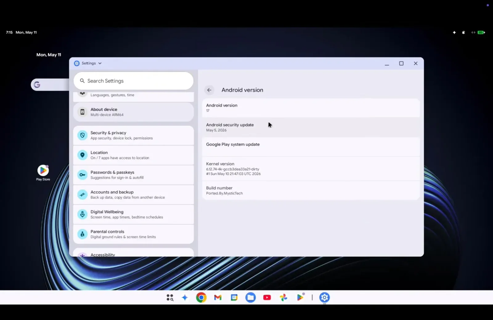 "Google" şirkətinin yeni "Aluminium OS" əməliyyat sistemi 16 dəqiqəlik videoda sızdırılıb