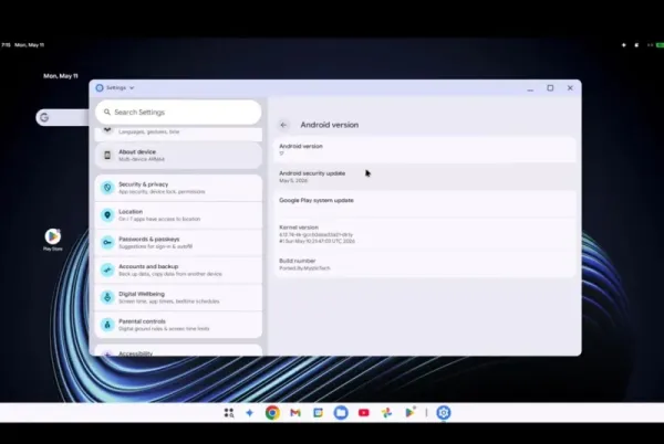 "Google Aluminium OS" əməliyyat sisteminin 16 dəqiqəlik nümayiş videosu sızdırılıb