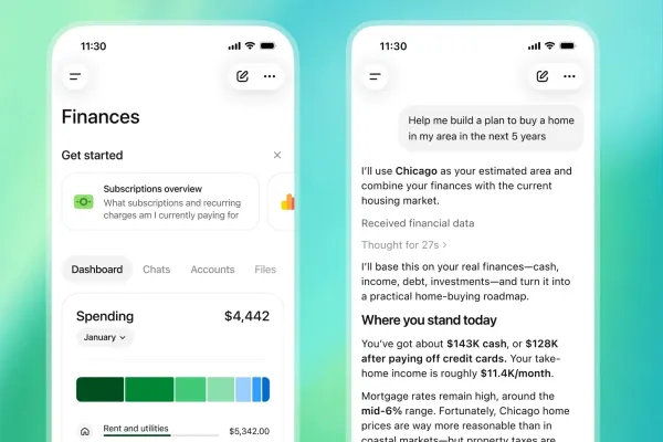 "OpenAI" istifadəçilərə "ChatGPT"ni bank hesablarına bağlamağa icazə verəcək
