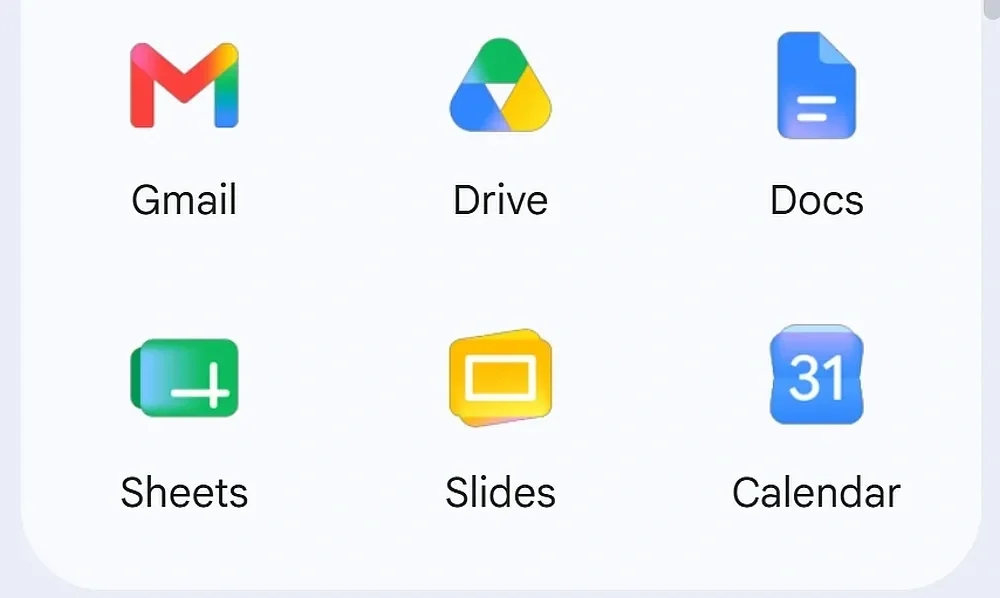 "Google Workspace" tətbiqlərinin yeni dizaynlı ikonları qlobal olaraq istifadəyə verilir