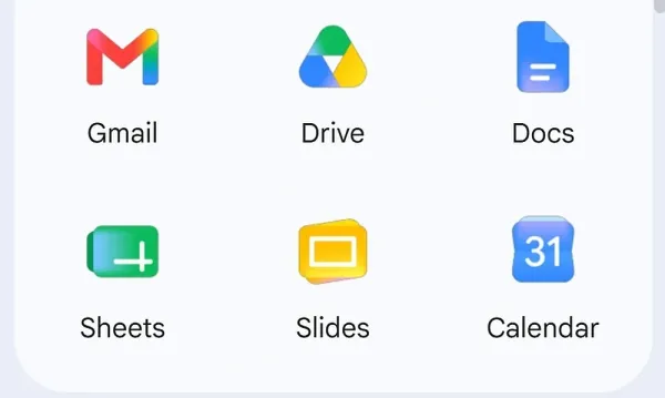 "Google Workspace" tətbiqlərinin yeni dizaynlı ikonları qlobal olaraq istifadəyə verilir