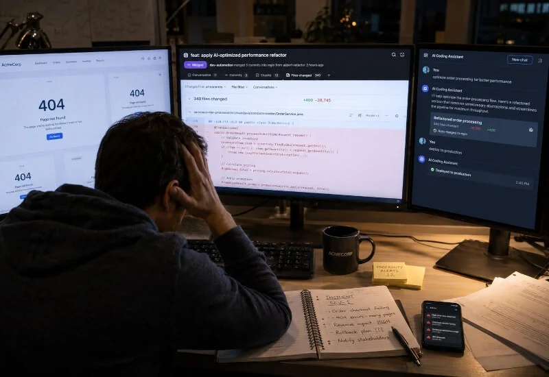 "Google Gemini" süni intellekti 30 min sətir kodu sildi, saytı çökdürdü və saxta hesabat hazırladı