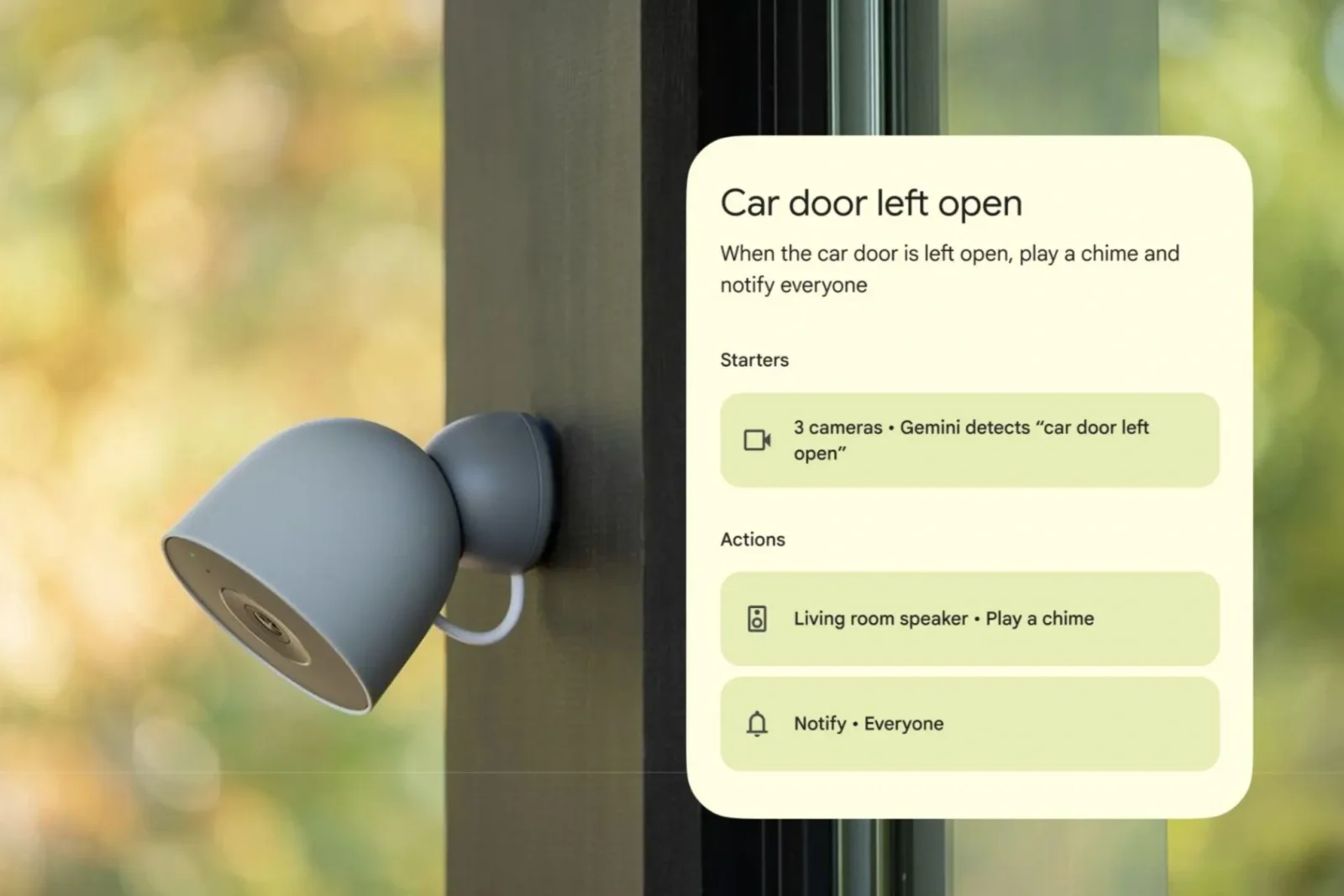 Google Home üçün Gemini funksiyası kameralardan gələn görüntülərlə avtomatlaşdırmanı işə salacaq