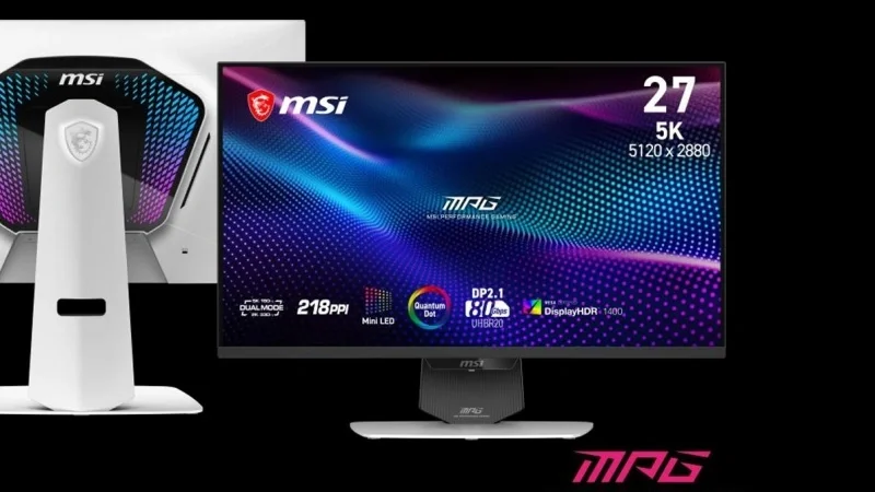 MSI 5K təsvir ölçülü, 180 Hz yeniləmə tezliyinə malik yeni monitorunu təqdim edib