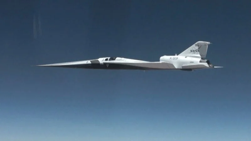NASA-nın səssiz "X-59" təyyarəsi ilk dəfə səs sürətini aşaraq tarixi uğura imza atdı