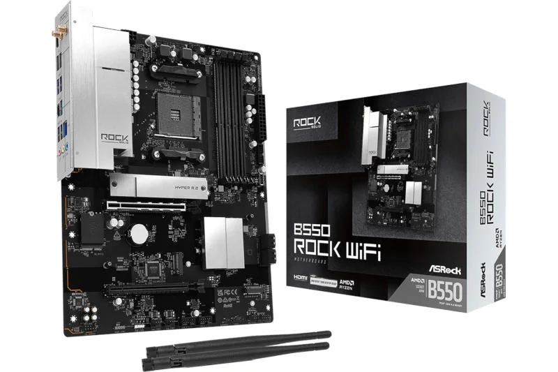 ASRock "Socket AM4" platforması üçün yeni "B550 Rock WiFi" ana lövhəsini buraxdı