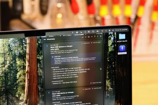 Mac istifadəçiləri üçün yeni: "WhatCable" ilə USB-C kabellərinizin əsl gücünü öyrənin