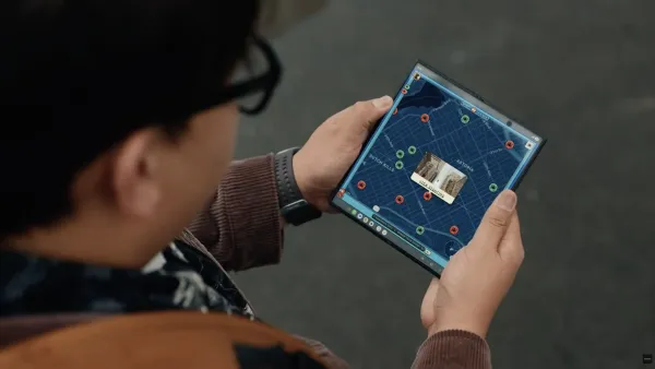 Samsung 'Galaxy Z Fold 8' üçün yeni dizaynını 'Spider-Man' tizerində göstərdi