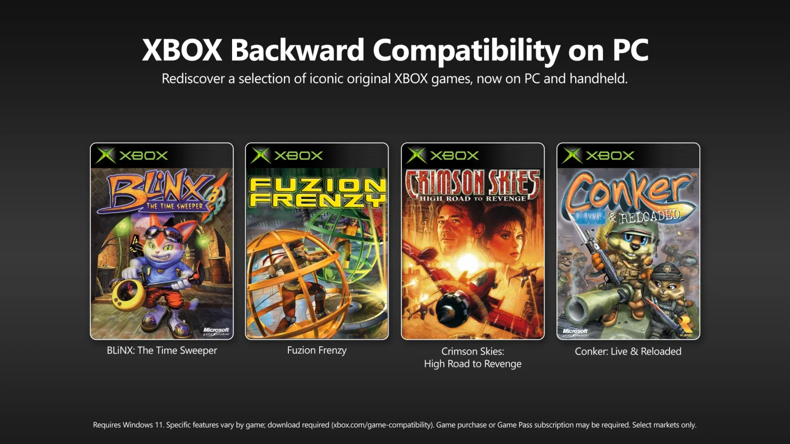 Microsoft orijinal Xbox oyunlarını PC platformasına inteqrasiya edir