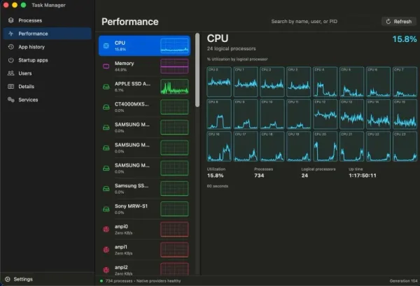 "Microsoft"-un keçmiş mühəndisi macOS üçün "Task Manager" tətbiqini yaradıb