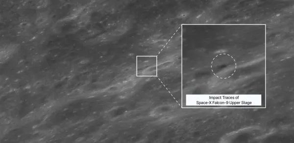 SpaceX-in "Falcon 9" raketinin ikinci pilləsi Ayın səthinə düşüb