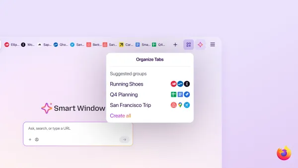 Firefox brauzerində "Smart Window": Süni intellektlə daha səmərəli naviqasiya
