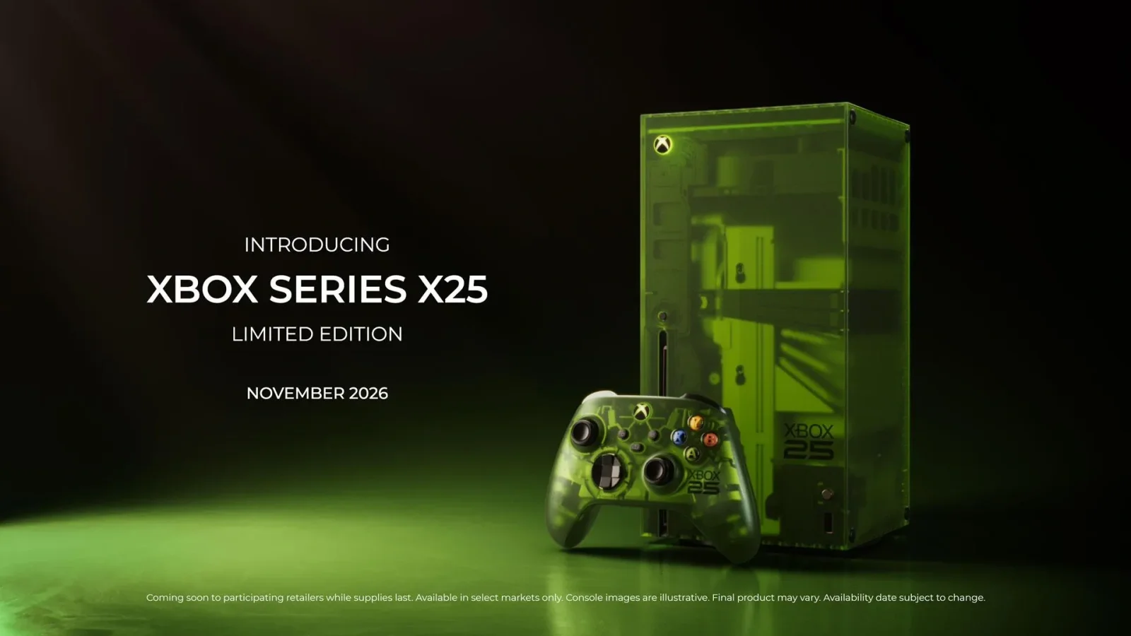 Microsoft-un 25-ci ildönümü üçün xüsusi “Xbox” konsolu 899 ABŞ dollarına satışa çıxarılır
