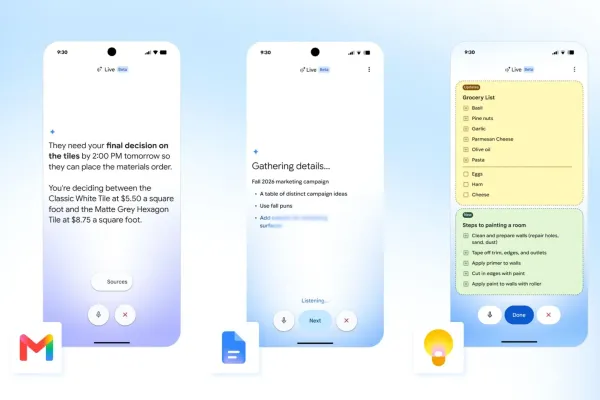 Google öz tətbiqlərinə səsli süni intellekt köməkçiləri əlavə edib