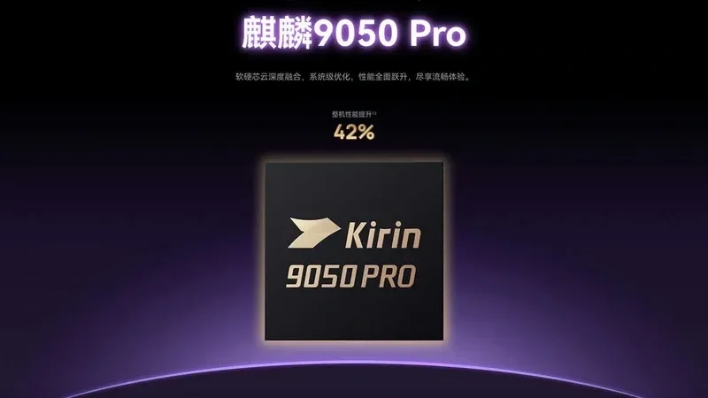 Huawei yeni Kirin 9050 Pro prosessorunu təqdim etdi: İnqilabi texniki göstəricilər