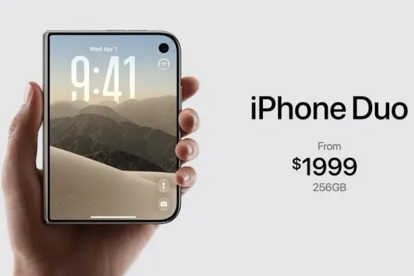 Apple-ın ilk qatlana bilən smartfonu: iPhone Duo təqdim olundu
