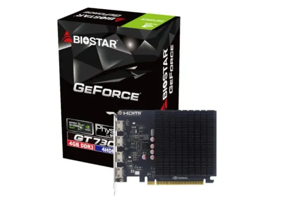 Biostar şirkəti 2014-cü ilin texnologiyası olan "GeForce GT 730" kartını yenidən gündəmə gətirib