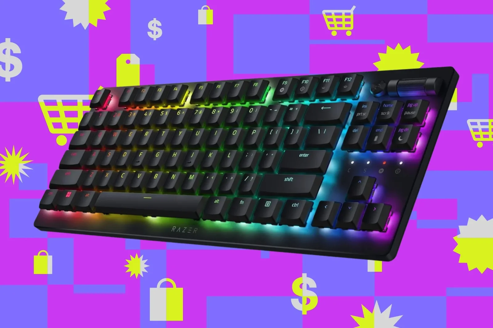 Razer DeathStalker V2 Pro TKL oyun klaviaturası yarı qiymətinə təklif olunur