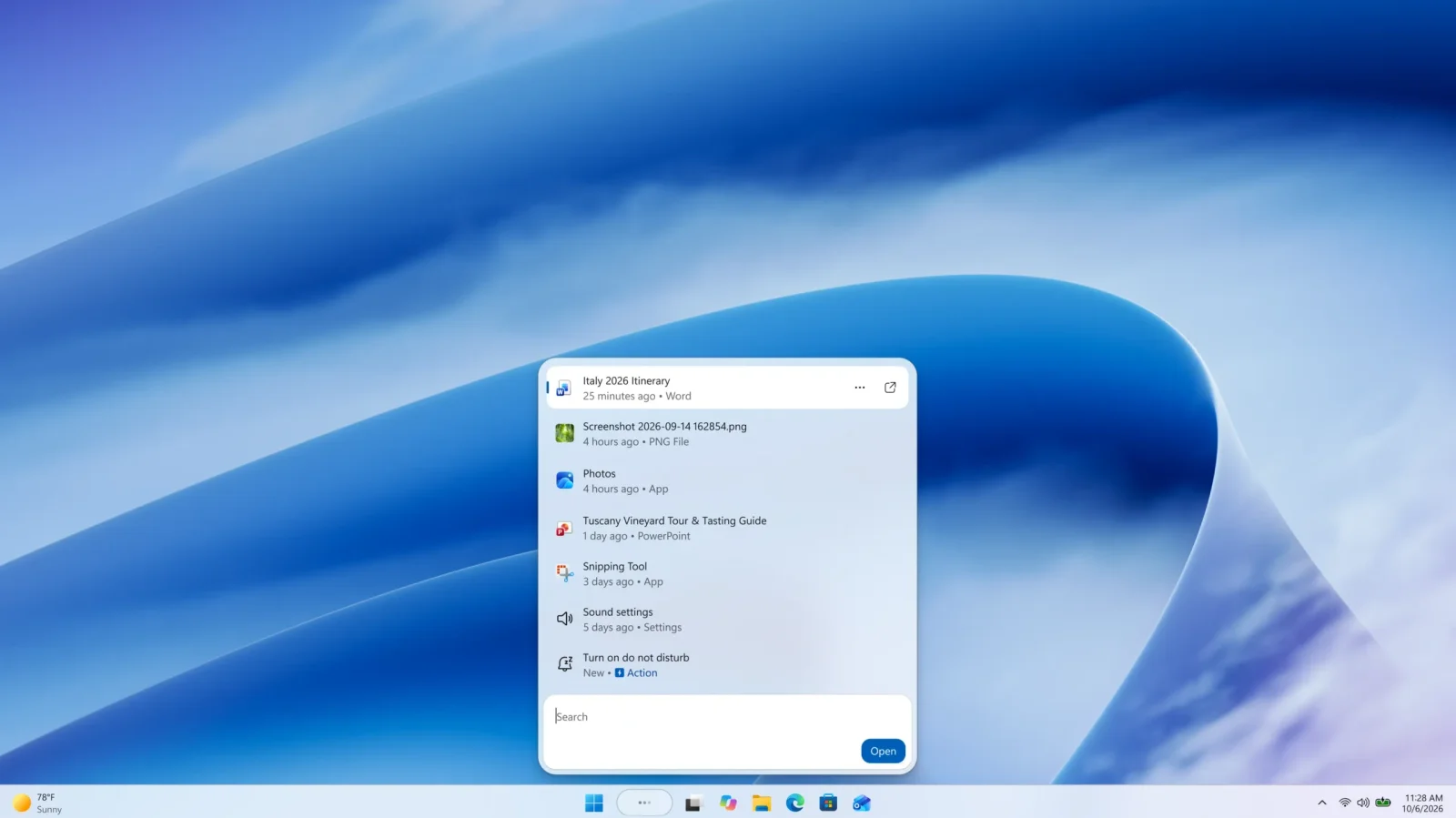 Microsoft "Windows 11" üçün yeni və sürətli axtarış sistemini təqdim edir