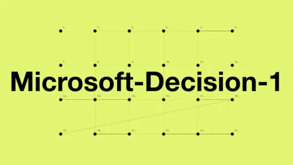 Microsoft-Decision-1: Qərar qəbul edən yeni süni intellekt modeli təqdim edilib