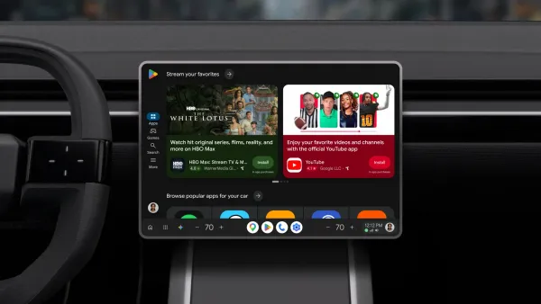 Google avtomobillər üçün "Play Store" interfeysini yeniləyir