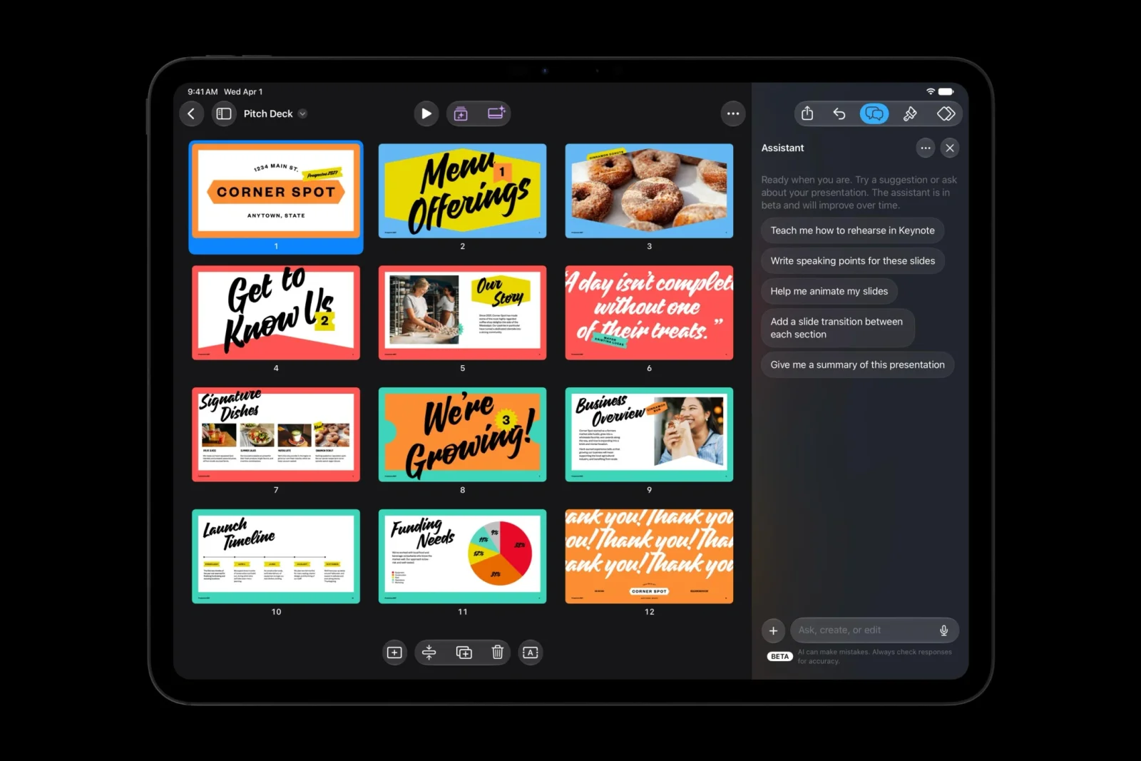 Apple "Pages", "Keynote" və "Numbers" üçün yeni süni intellekt alətlərini təqdim edir